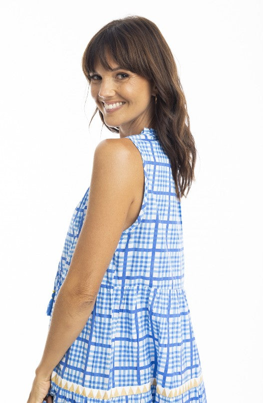 Straddie blue dress