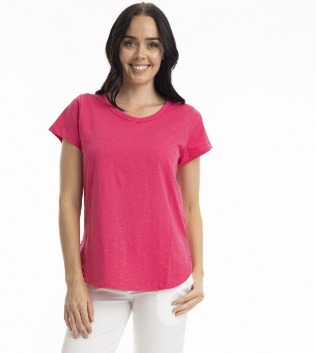 Hot pink tee