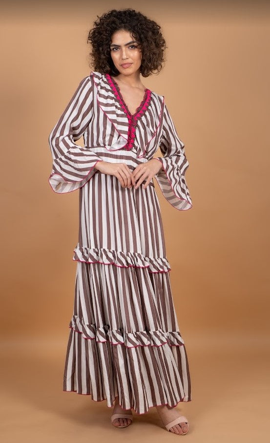 Anna Frill mocha dress