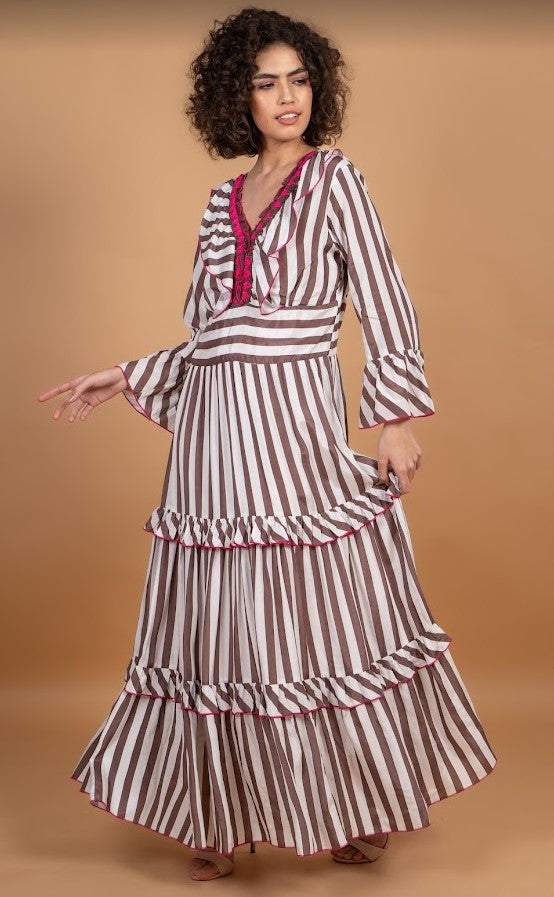 Anna Frill mocha dress