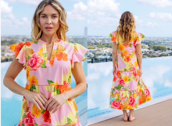 Barbados Line Dress