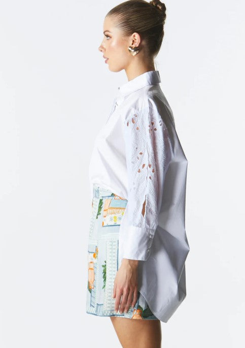 Lily Broderie white shirt