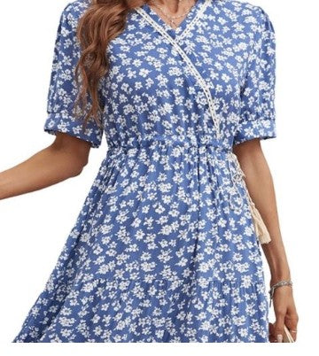 Baby Blue floral dress