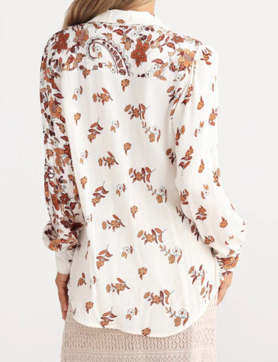 Flower child blouse