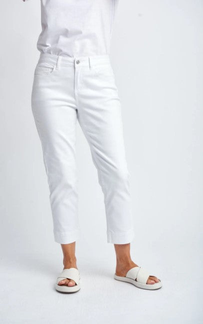 GC White denim stretch jean