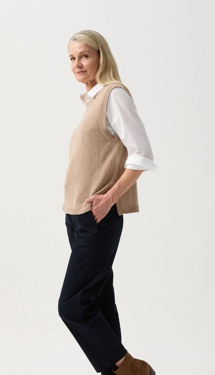 GC VEST knit nat