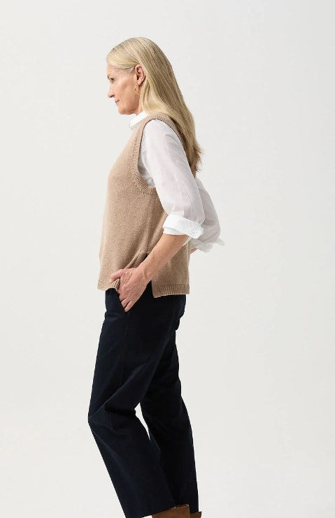 GC VEST knit nat