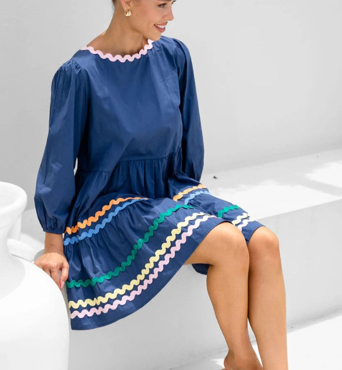 OLinda Short Navy dress