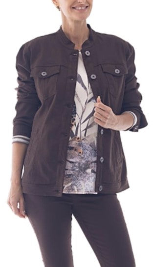 Chocolate long jacket