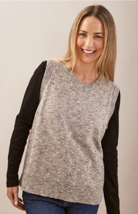 Wool Oatmeal vest