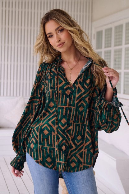 Clara Blouse earth