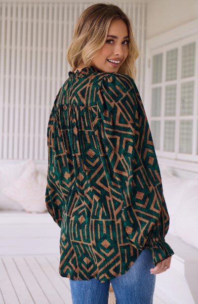 Clara Blouse earth
