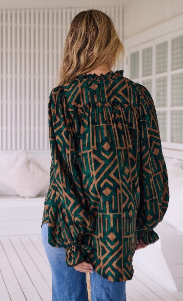 Clara Blouse earth