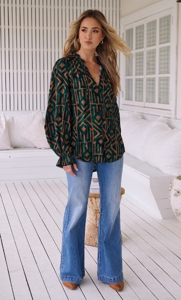 Clara Blouse earth