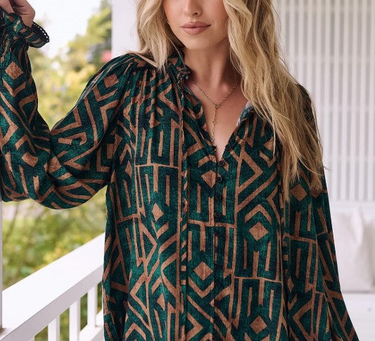 Clara Blouse earth