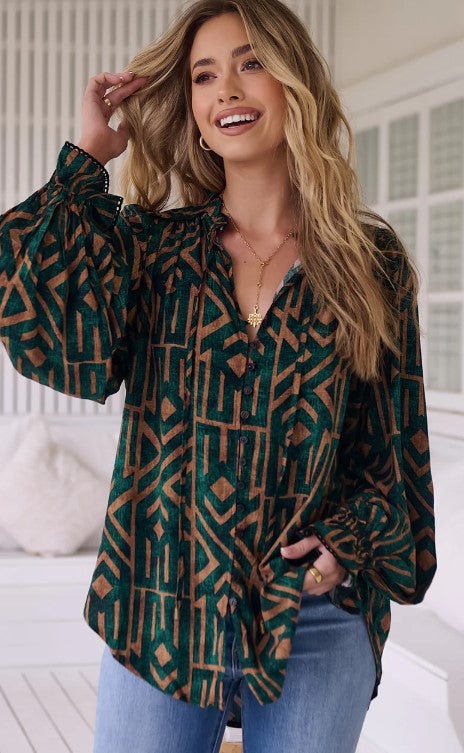 Clara Blouse earth