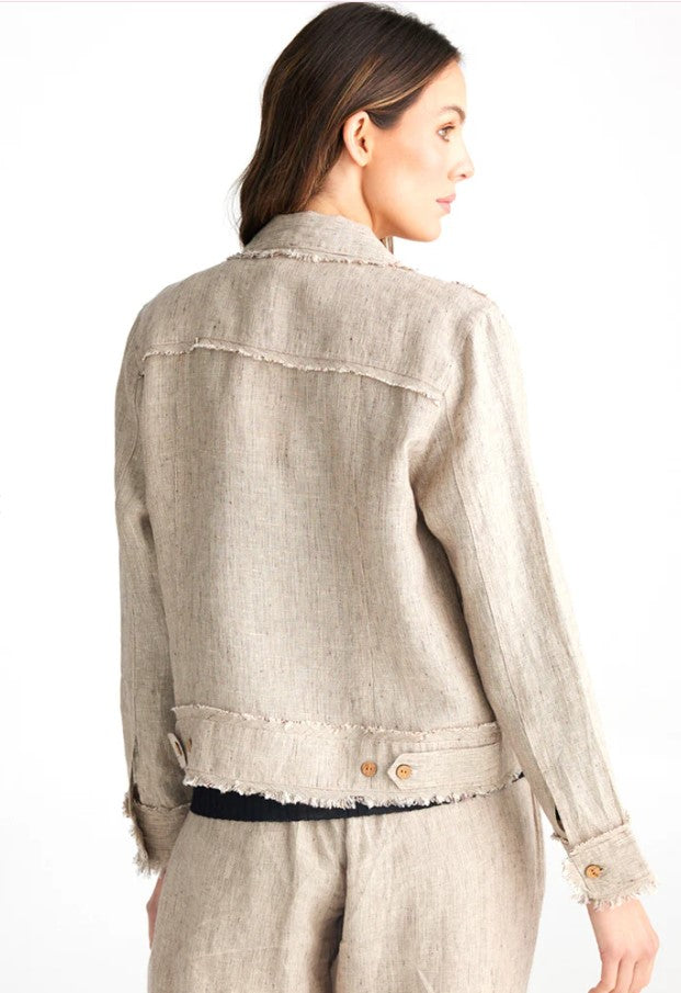 Monza jacket Natural Linen