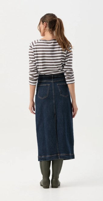 GC Denim dark long skirt