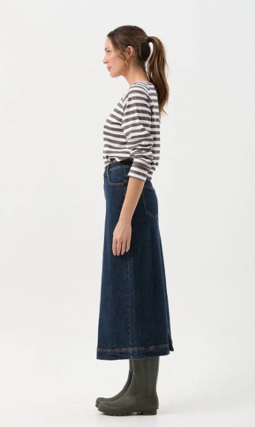GC Denim dark long skirt