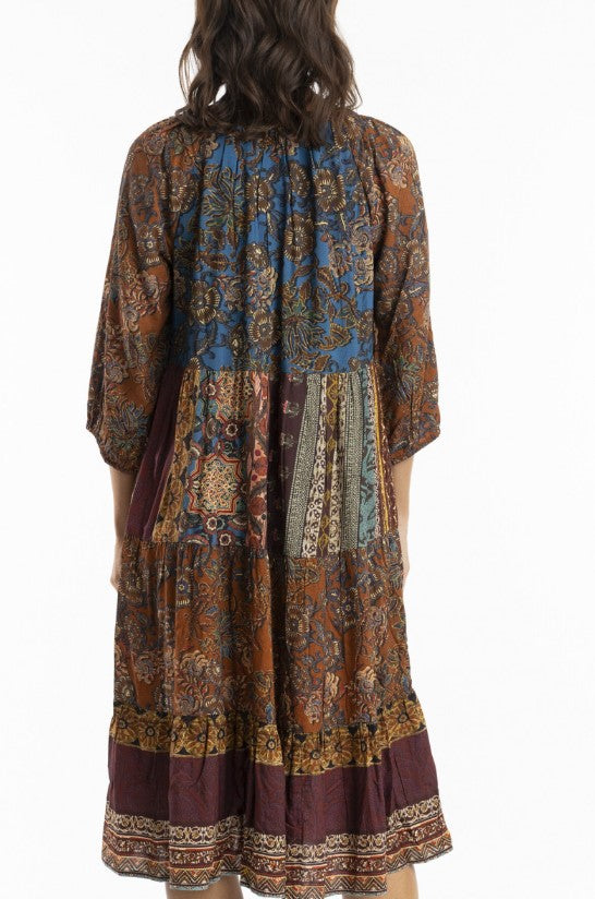 Iguzu earth floral dress