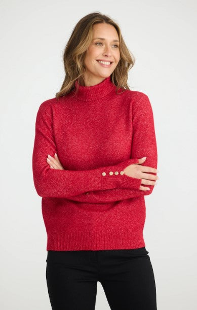 Red Flame Pilot Knit