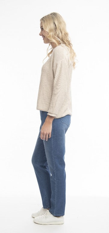 Straight leg Washed Jeans