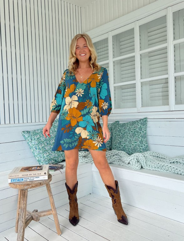 Stevie Print Lake dress