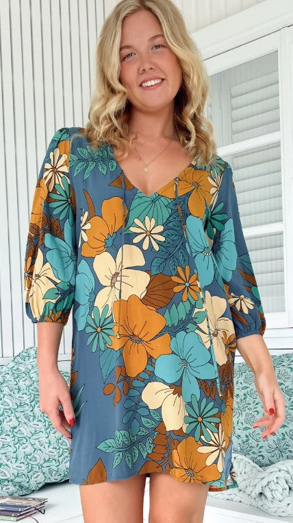 Stevie Print Lake dress