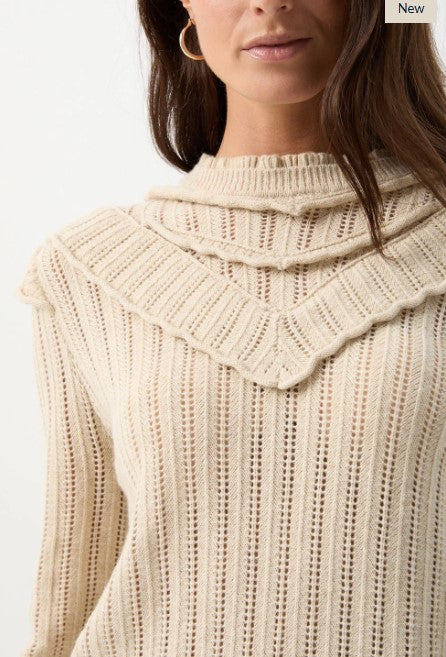 GC Ruffle Knit jumper wishbone
