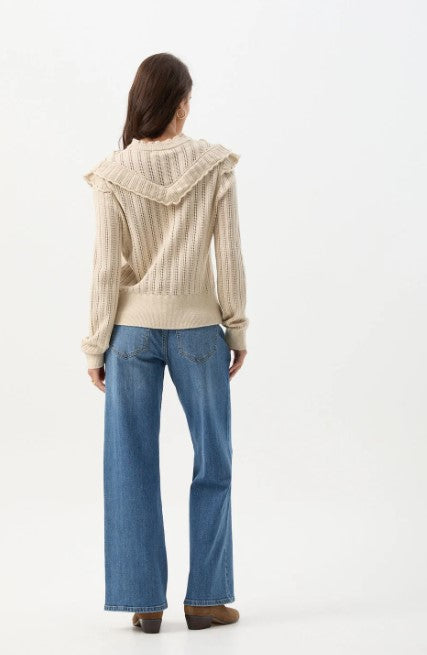 GC Ruffle Knit jumper wishbone