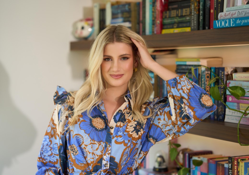Rhoda floral blue dress
