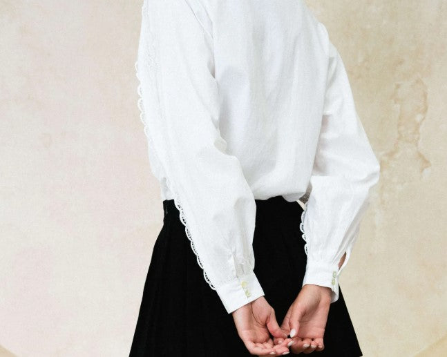 Ebby & I shirt white