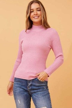 Deep Pink Skivvy