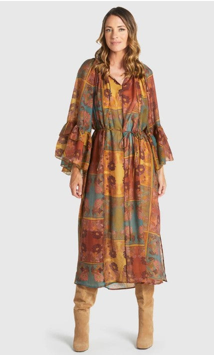 Bohemian Noveau floral dress