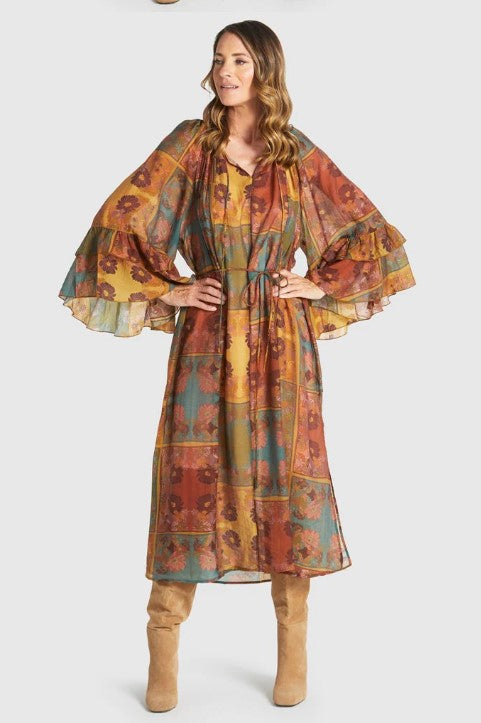 Bohemian Noveau floral dress