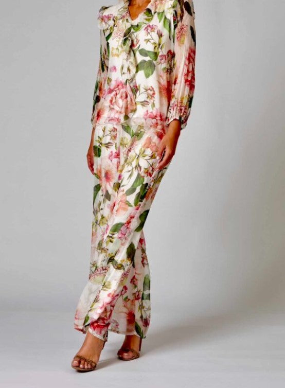 Chiffon Green/pink pants