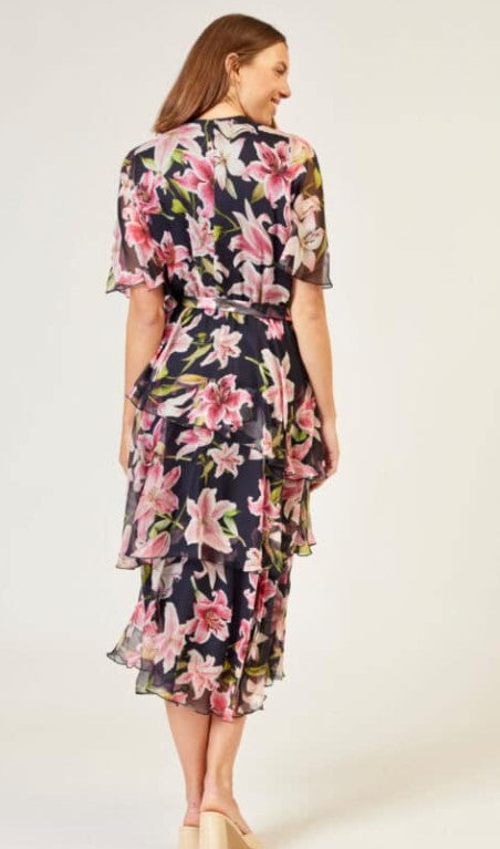 Chiffon cross over dress