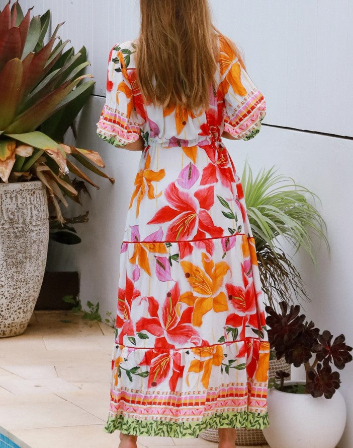 Monica Red Maxi