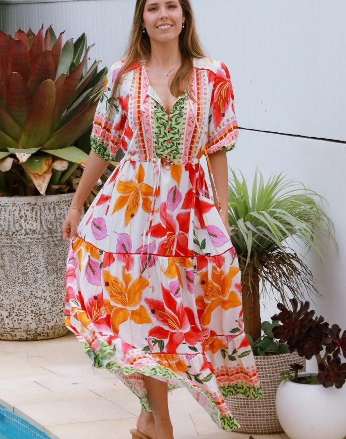 Monica Red Maxi