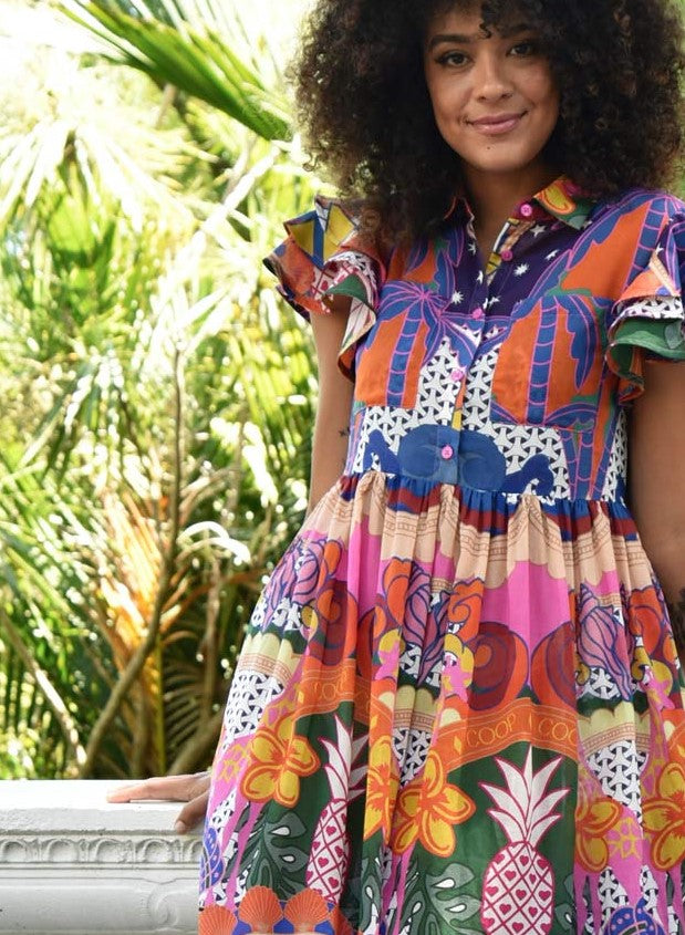 Flute through Fiesta dress