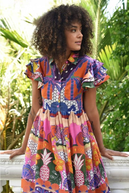 Flute through Fiesta dress