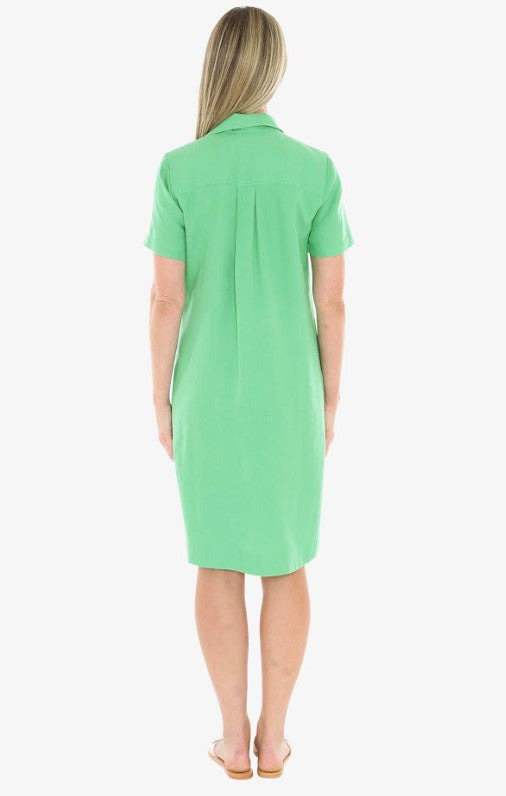 Apple Pocket linen dress