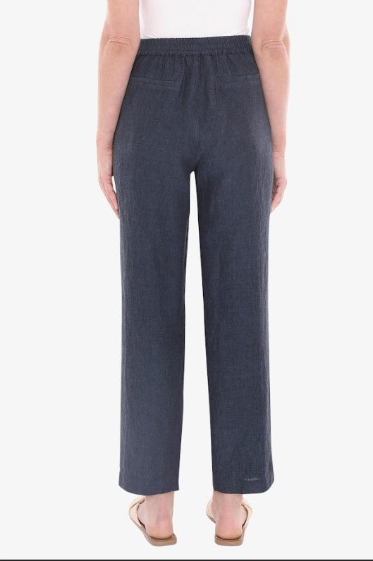 Core Navy linen pocket pants