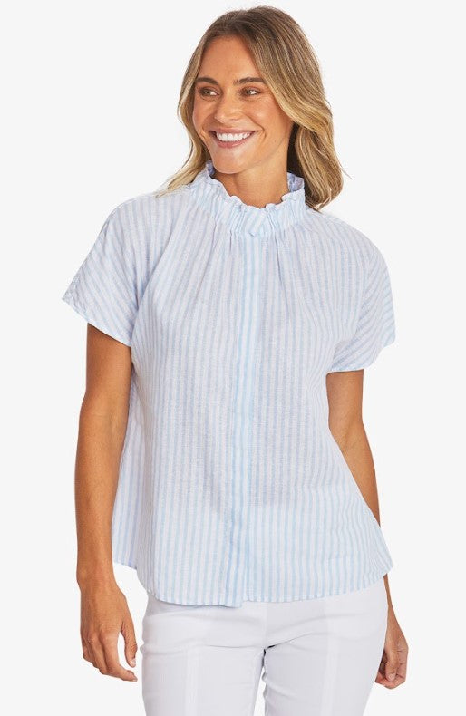 Tamara stripe blouse