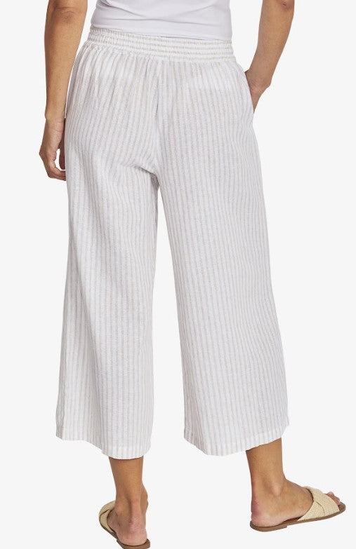 Tamara Natural Stripe linen Pants