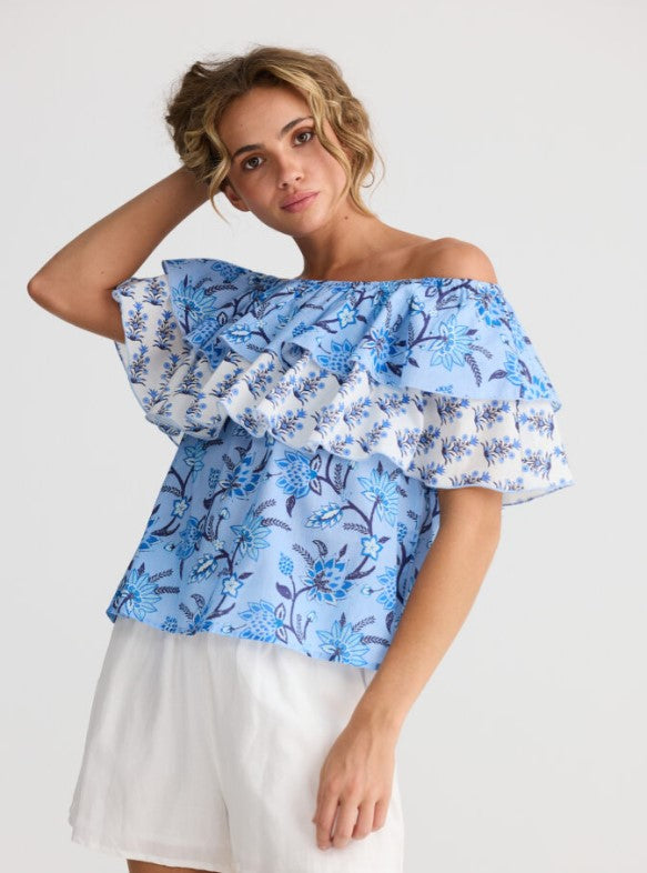 Gateway Blueberry blouse
