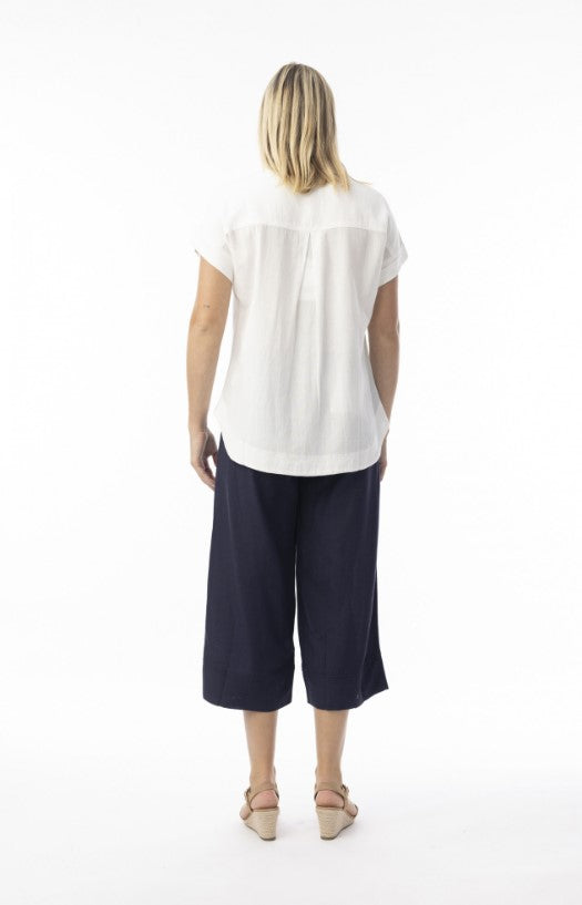 Linen Essentials Navy Pants