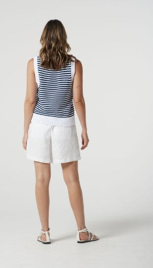 GC Navy stripe Vest