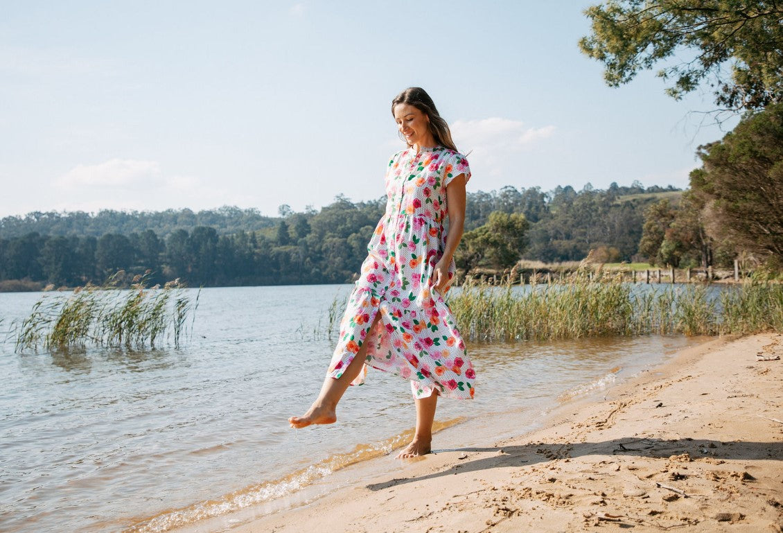 GC Floral Stitches dress