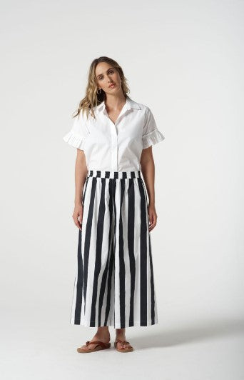 GC White Ruffle shirt